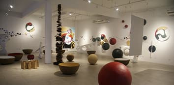 Exposição Sala das esferas